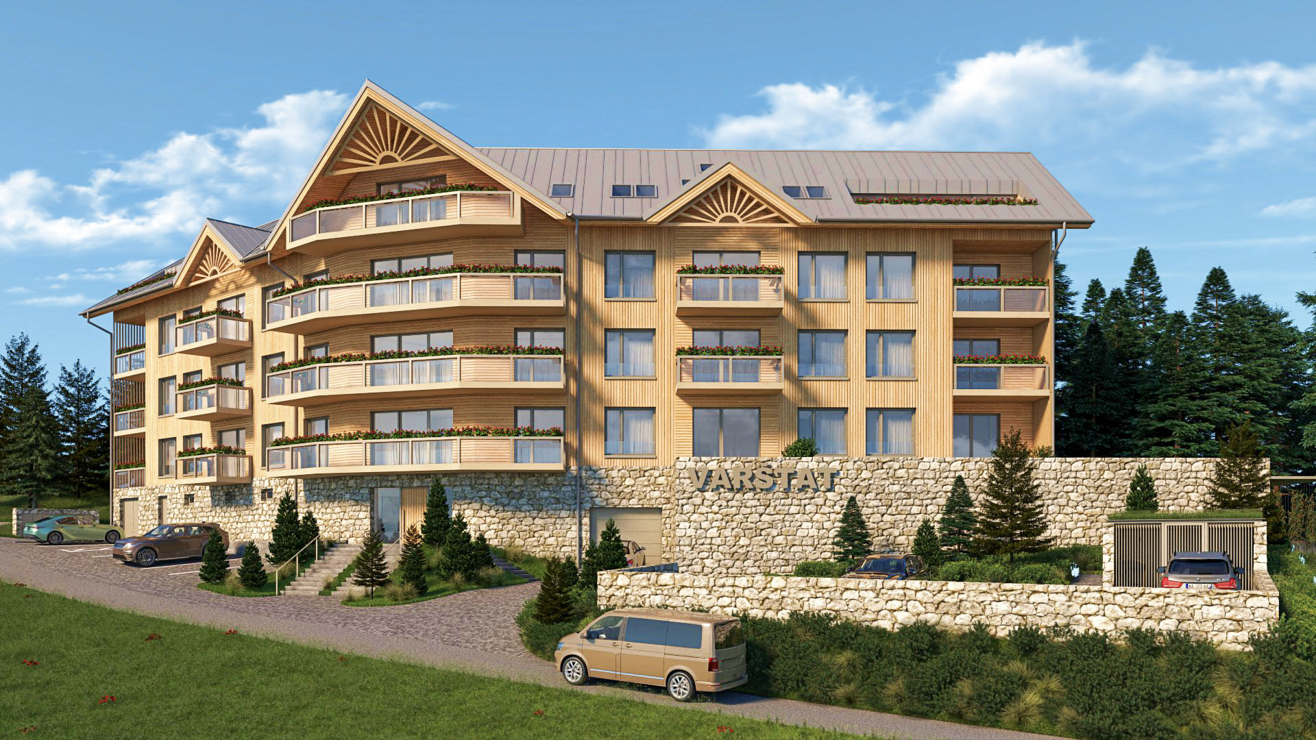 02.E - 4-izb. apartmán, 143,93 m2, DONOVALY, priamo na zjazdovke