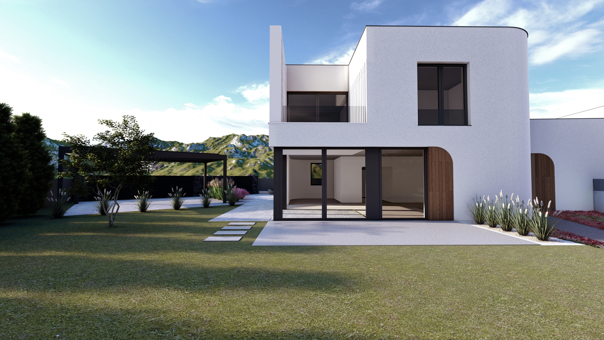 EXKLUZÍVNY DIZAJNOVÝ DOM NA PRENÁJOM S TERASAMI A SÚKROMÍM, GBEĽANY